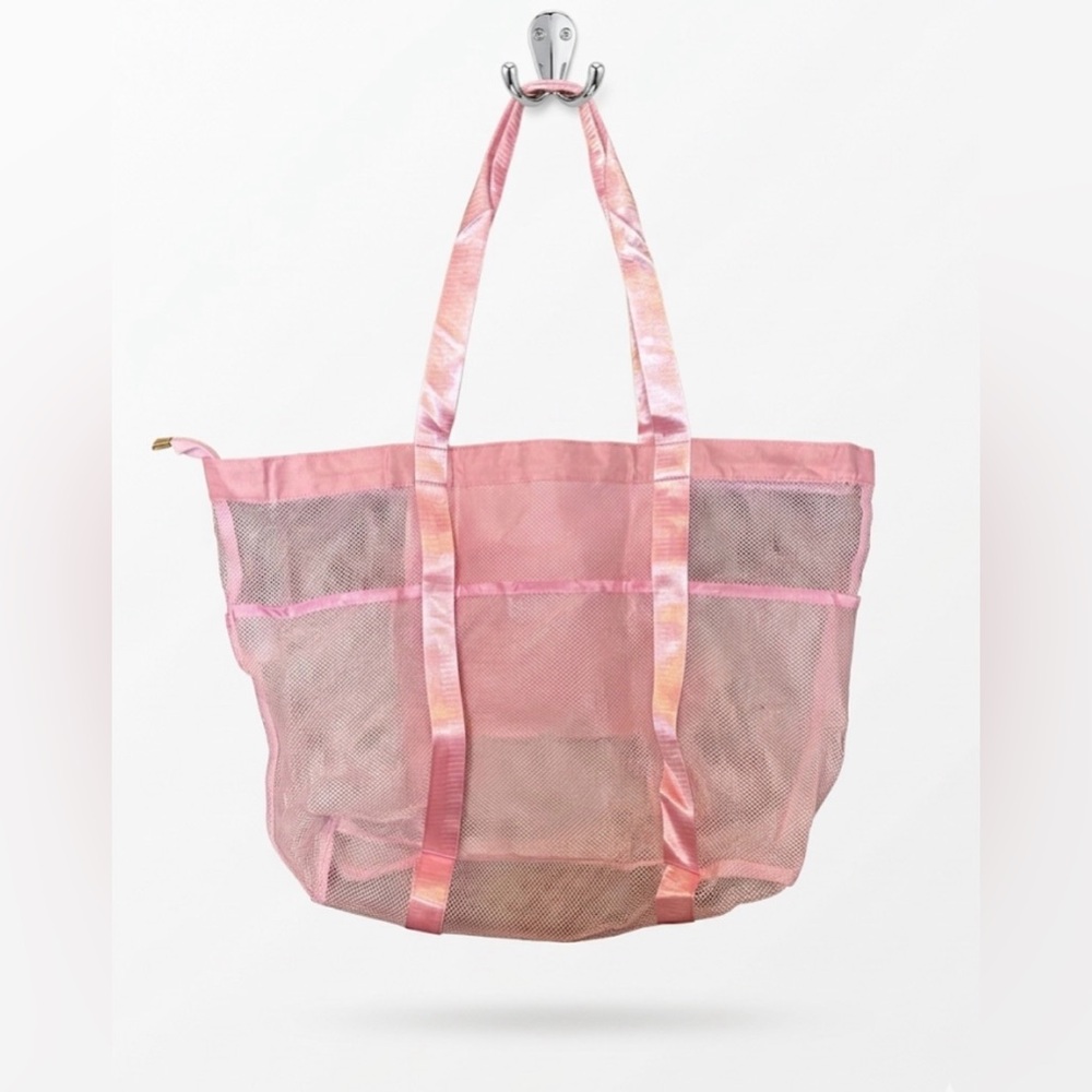 Mesh Tote Bag with Gold 'G' Accent & Bonus Bag - Picture 2 of 3